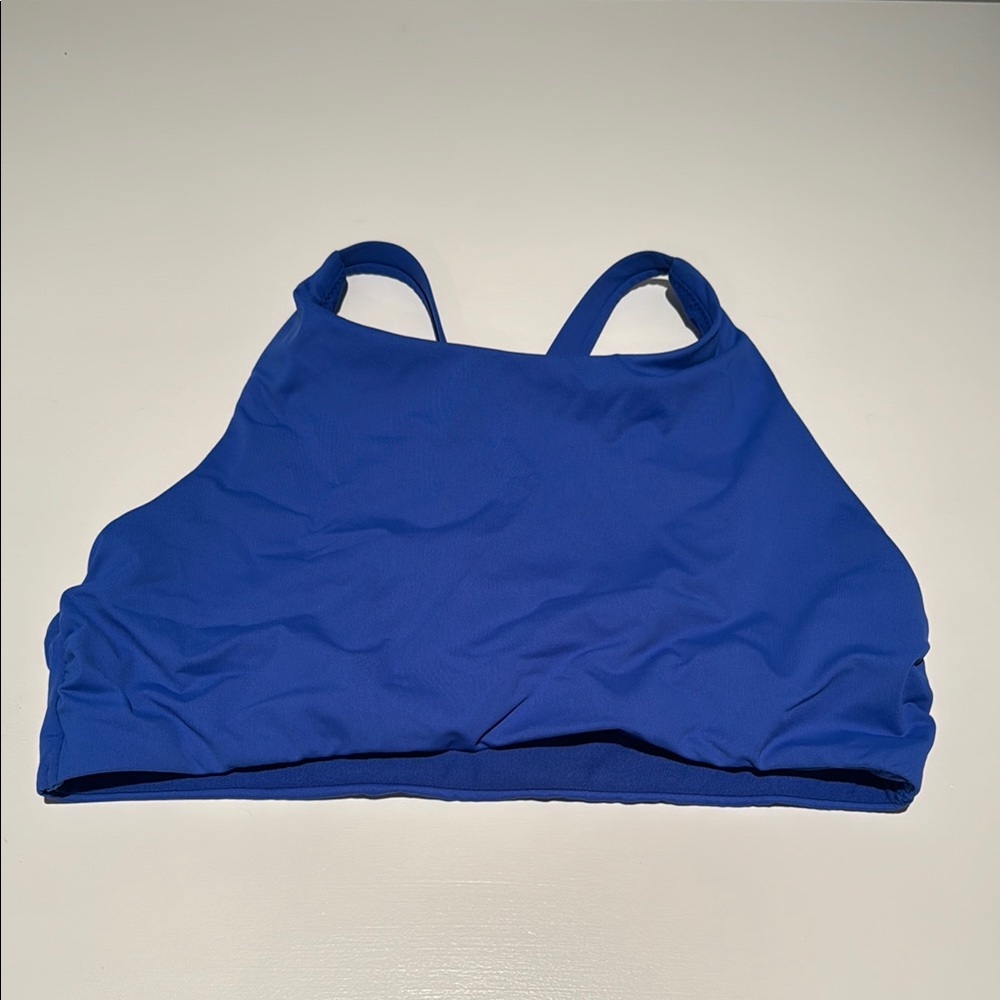 Athletes Blue Women's Sports Swim Top